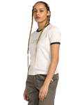 The Element Yarnhill Ringer T-Shirt in Oat Milk | Available at Anns Cottage