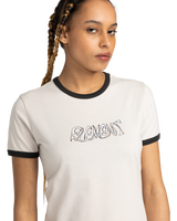 The Element Yarnhill Ringer T-Shirt in Oat Milk | Available at Anns Cottage