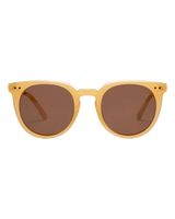 Ella Polarised Sunglasses in Pineapple & Brown