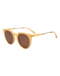 Ella Polarised Sunglasses in Pineapple & Brown