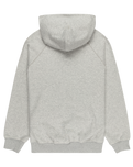 The Element Mens Cornell Crest Hoodie in Mid Grey Heather