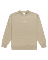 The Element Mens Cornell Cipher Crew Sweatshirt in Aluminum