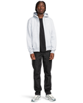 The Element Mens Cornell Classic Zip Hoodie in Mid Grey Heather