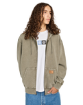 Cargo Zip Hoodie in Forest Night