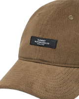 The Element Mens Fluky Cord Cap in Khaki
