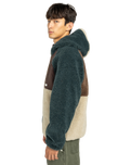Wolfe Sherpa Reversible Fleece Jacket in Multicolour
