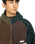 Wolfe Sherpa Reversible Fleece Jacket in Multicolour