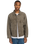 The Element Mens Trucker Canvas Jacket in Stone Gray