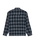 The Element Mens Fuzzy Check Jacket in Brushed Plaid Dark Slate