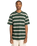 The Element Mens Yacht Club T-Shirt in Oat Milk & Jungle Green