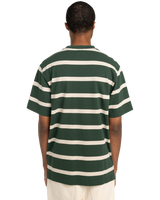 The Element Mens Yacht Club T-Shirt in Oat Milk & Jungle Green