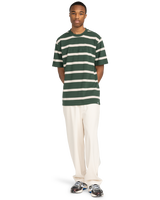 The Element Mens Yacht Club T-Shirt in Oat Milk & Jungle Green