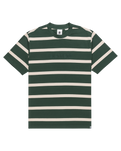 The Element Mens Yacht Club T-Shirt in Oat Milk & Jungle Green