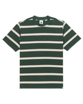 The Element Mens Yacht Club T-Shirt in Oat Milk & Jungle Green
