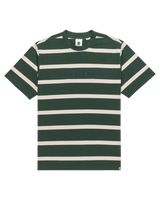 The Element Mens Yacht Club T-Shirt in Oat Milk & Jungle Green