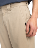The Element Mens Howland Work Chino Trousers in Aluminium