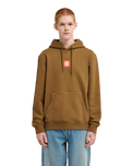The Element Mens Square Hoodie in Sepia