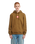 The Element Mens Square Hoodie in Sepia