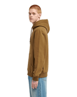 The Element Mens Square Hoodie in Sepia