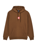 The Element Mens Square Hoodie in Sepia