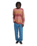 The Element Mens Terry Gradient Jumper in Apple Butter Gradient