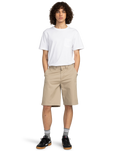 The Element Mens Howland Work Walkshorts in Aluminium