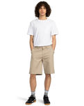 The Element Mens Howland Work Walkshorts in Aluminium