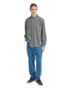 The Element Mens Button Down Regular Flannel Shirt in Gingham Checks