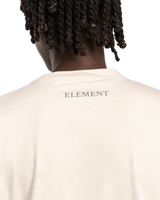 The Element Mens Detroit T-Shirt in Oat Milk