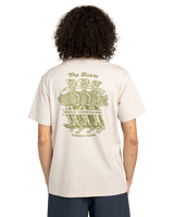 The Element Mens Timber Skeleton Gang T-Shirt in Oat Milk