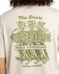 The Element Mens Timber Skeleton Gang T-Shirt in Oat Milk