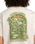 The Element Mens Timber Carry T-Shirt in Oat Milk