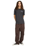 4 Elements T-Shirt in Off Black