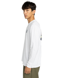 Path Ahead Long Sleeve T-Shirt in Optic White