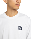 Path Ahead Long Sleeve T-Shirt in Optic White