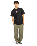 Dual T-Shirt in Flint Black
