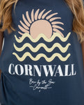 Cornwall T-Shirt in Denim Blue
