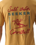 Rodeo Diner T-Shirt in Faded Mustard