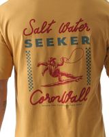 Rodeo Diner T-Shirt in Faded Mustard