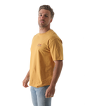 The Salt Water Seeker Mens Rodeo Diner T-Shirt in Faded Mustard