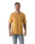 The Salt Water Seeker Mens Sunset Sessions T-Shirt in Faded Mustard