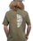 The Salt Water Seeker Mens Demiray T-Shirt in Faded Khaki