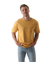 The Salt Water Seeker Mens Hideout T-Shirt in Faded Mustard