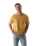 The Salt Water Seeker Mens Hideout T-Shirt in Faded Mustard