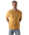 The Salt Water Seeker Mens Map 3.0 T-Shirt in Faded Mustard