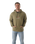 The Salt Water Seeker Mens Texas Hoodie in Faded Khaki