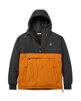 Oceanic Insulated Jacket in Black & Retro Orange