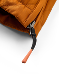Oceanic Insulated Jacket in Black & Retro Orange