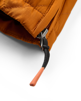 Oceanic Insulated Jacket in Black & Retro Orange