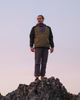 Oceanic Insulated Jacket in Black & Khaki